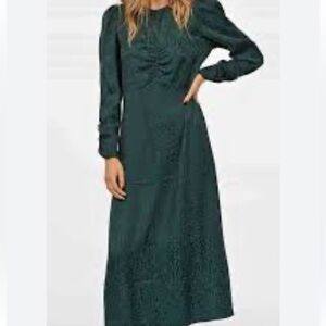 Green H&M midi dress